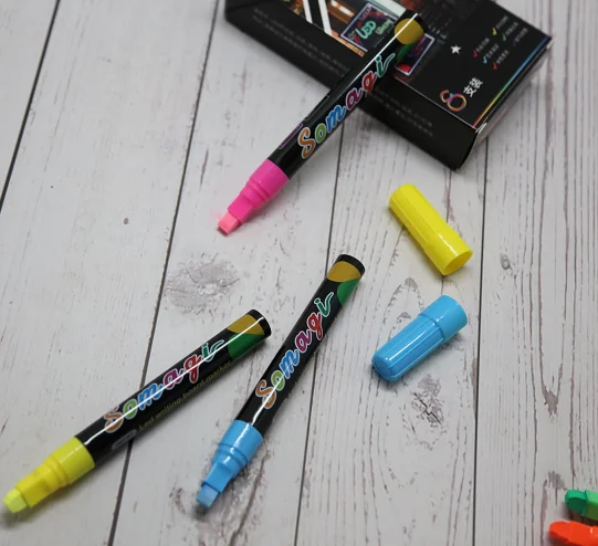 8-color Led Electronic Fluorescent Board Special Pen Erasable Color Handwriting Liquid Chalk