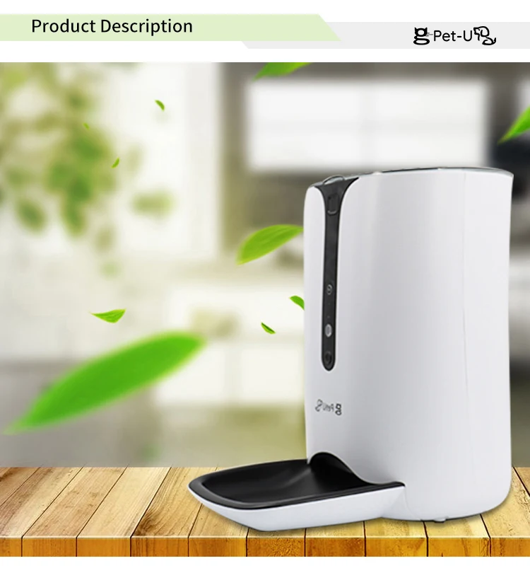 2023 Smart Video Wifi/APP Feeding Bowl Electric Cat Dog Camera Treat Dispenser Automatic Pet Food Feeder with Smart Timer