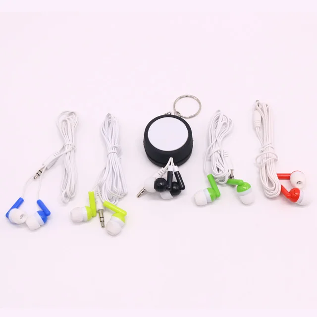 Portable High quality wired earphones Wired headphones In-Ear 3.5mm with mic with box