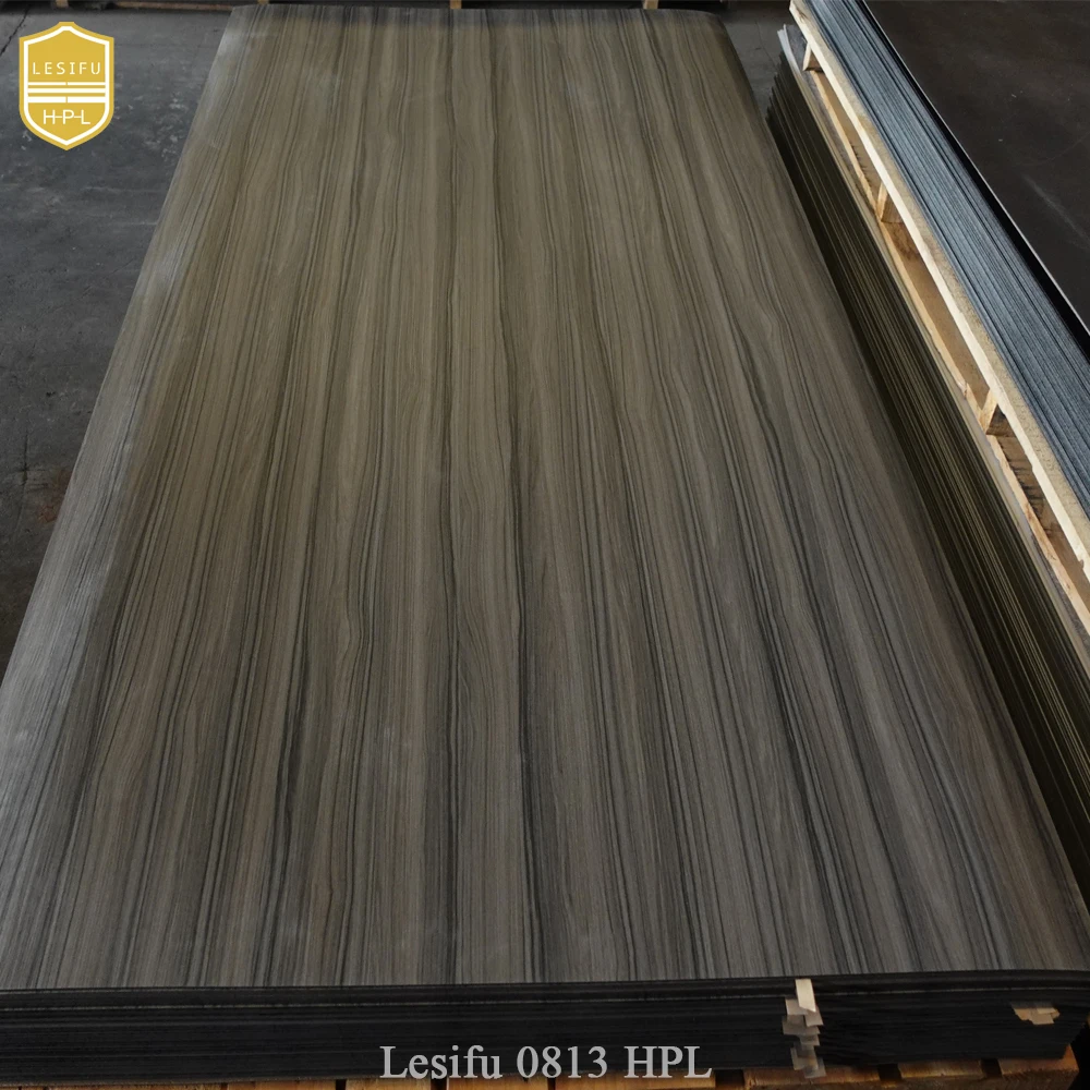 Lesifu 8093 Walnut 0.6 0.7 0.8 0.9 1.0 Thickness Decorative High-Pressure HPL Laminate Sheet Formica Laminate