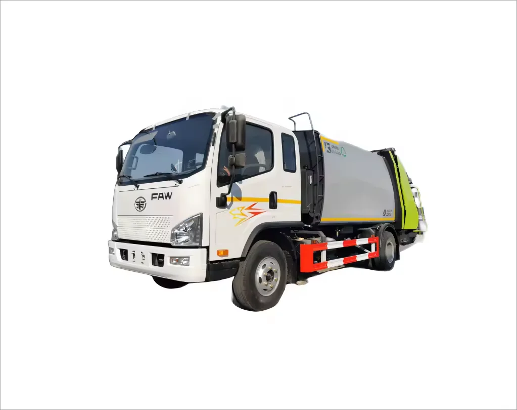 Sinotruk Shacman Faw Compactor Road Cleaning Garbage Transportation Truck Rubbish Truck Cleaning Garbage Truck
