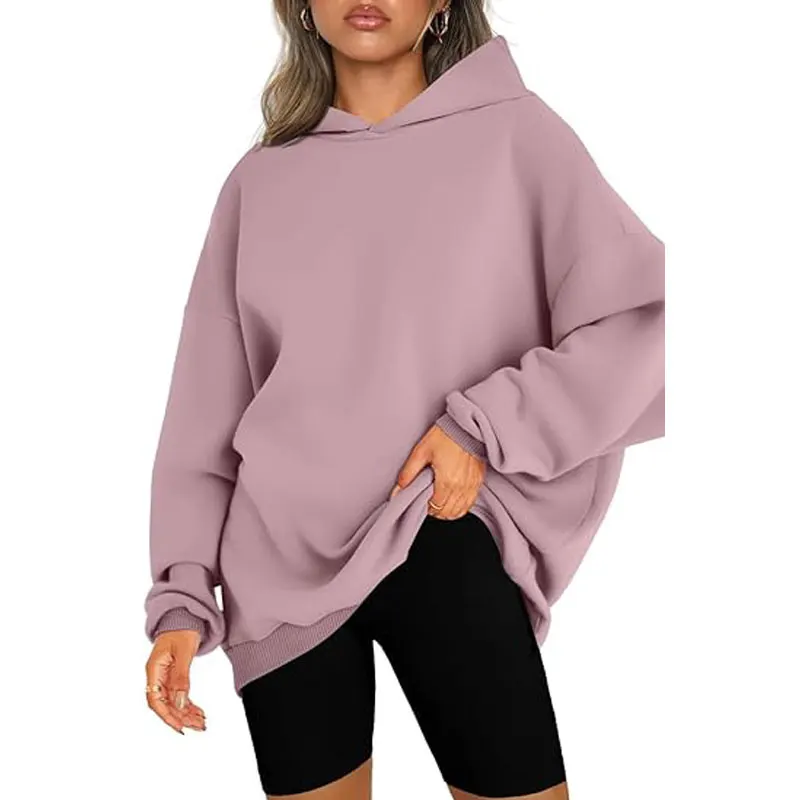 Womens Oversized Hoodies Sweatshirts Fleece Hooded Pullover Tops Sweaters Casual Comfy Fall Fashion Outfits Clothes 2023