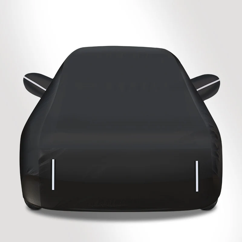  Black car cover waterproof dustproof winter general-purpose rainproof oem