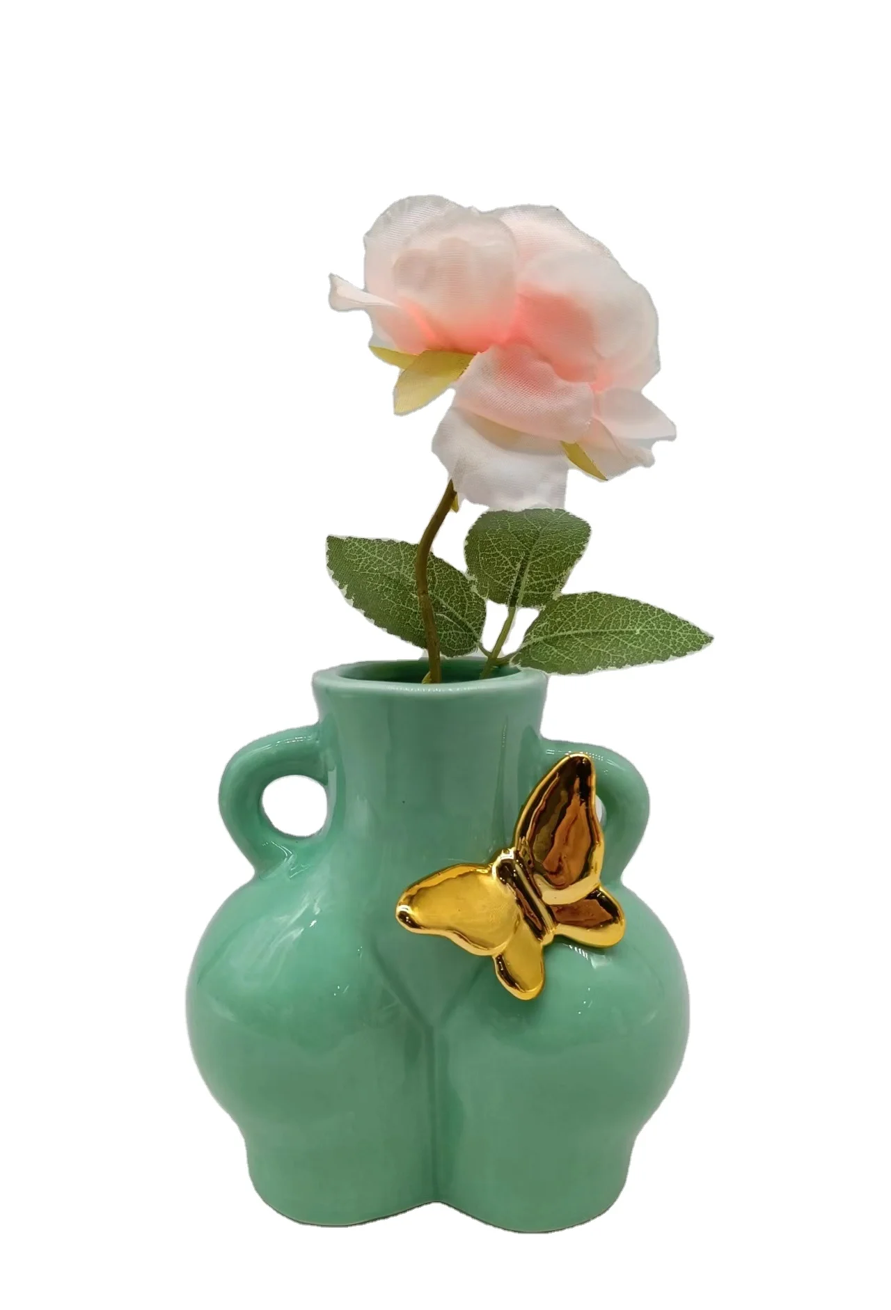 Customized Unique Design Modern White Vase Hotel Flower Vase Wedding