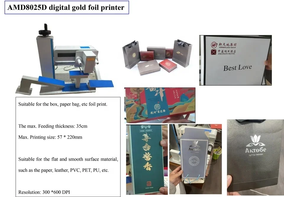 Automatic Foil Stamping Printer Hot Sale Digital Gold Foil Printing Machine For Personalized Box
