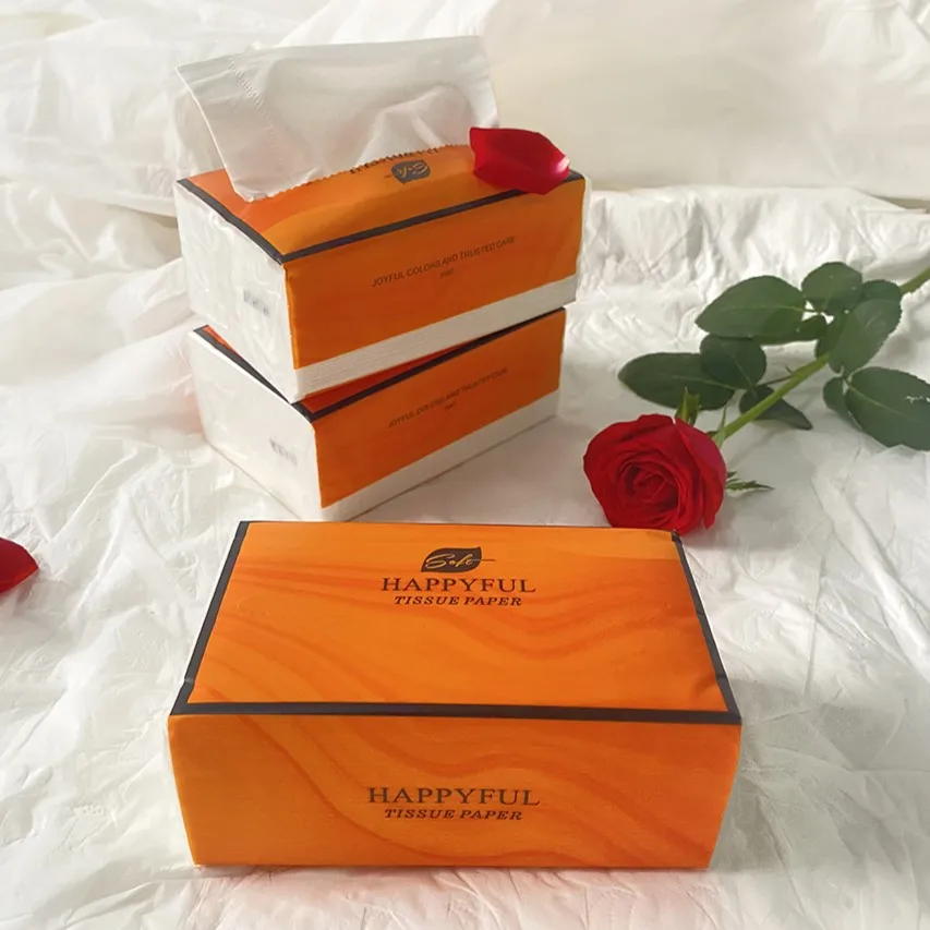 Facial Tissue Facial-Tissue-Paper-Box Soft-Pack Sofeel Brand Sofeel Premium Luxury Sorbent Best Facial Tissue