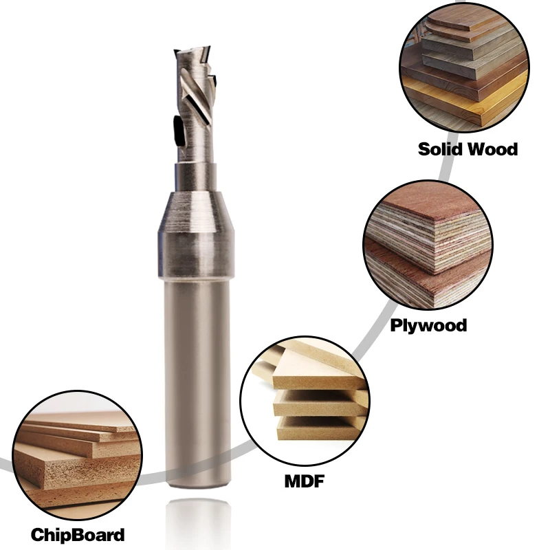 Lamboss PCD Compression Router Bits Good Quality Woodworking Diamond Tipped Router Bits CNC Cutters