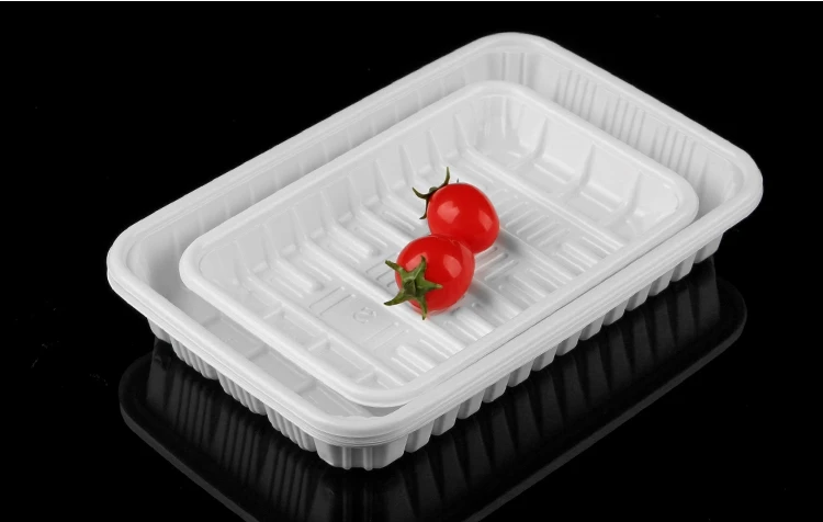 
Customized Food Grade Supermarket Disposable PP PET Plastic Tray For Meat Packaging 