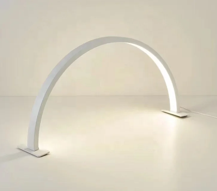 Table-style tattoo nail lamp LED simple half-moon lamp Magnifier desk lamp