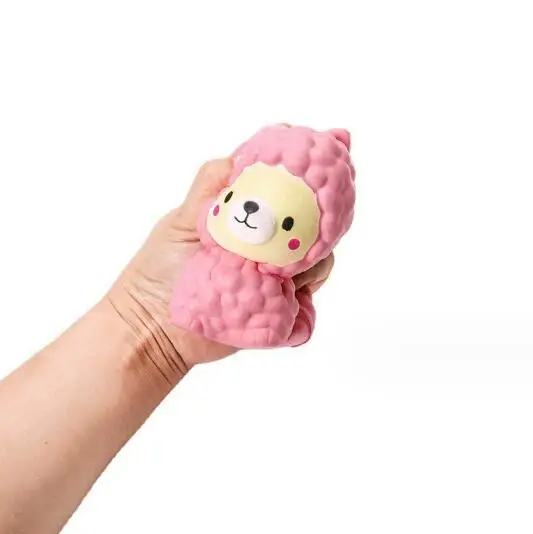 White Pink Dazzle Sheep slow rebound adult decompression toy