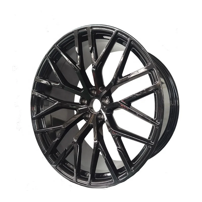 New design 22 23 24  inch customized forged aluminum wheels for gloss black passenger  car wheels