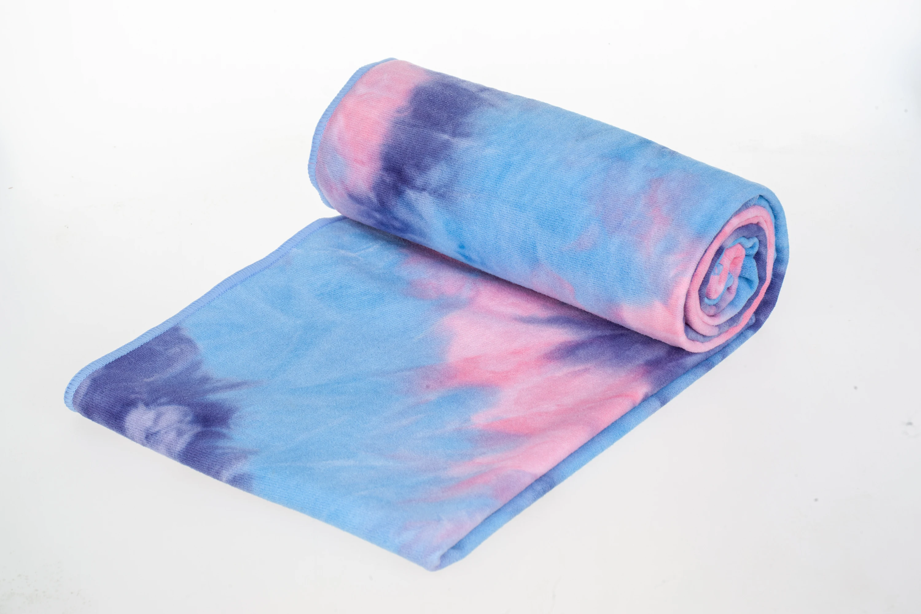 Non Slip Colorful Eco Friendly Hot Gym Mat Tie-Dyed Soft Microfiber Yoga Towel