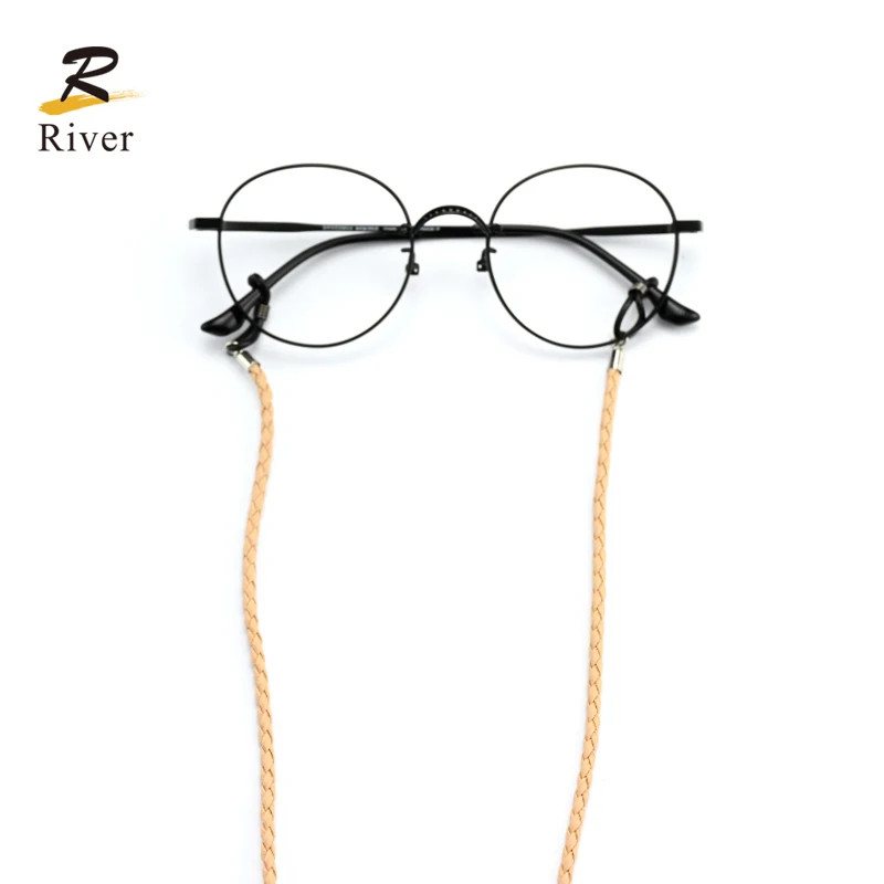 Colourful Sports  Non Slip  Leather Sunglasses Chain Eyeglass Cord Glasses Strap Reading  Glasses Chains