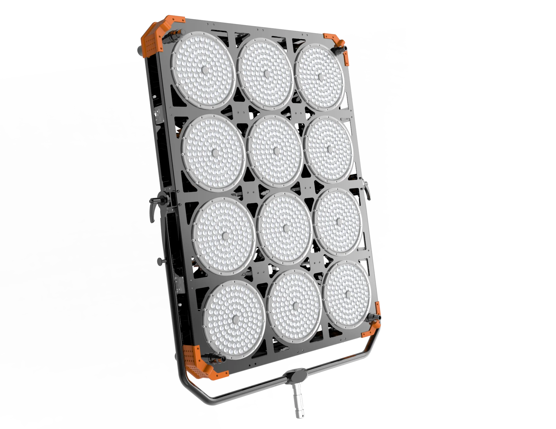 Pdl Factory Wholesale 12 Heads Led Bi-Color Square Black Frame White Face Theater Tv Studio Cinema Light Lights Lighting