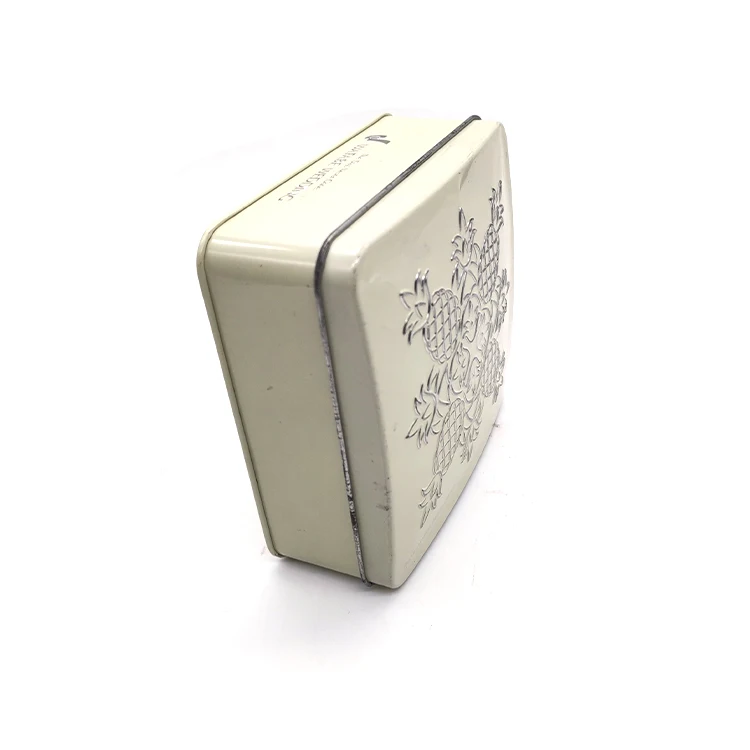 Cookie metal tin box packaging for gift packing factory supplier custom logo