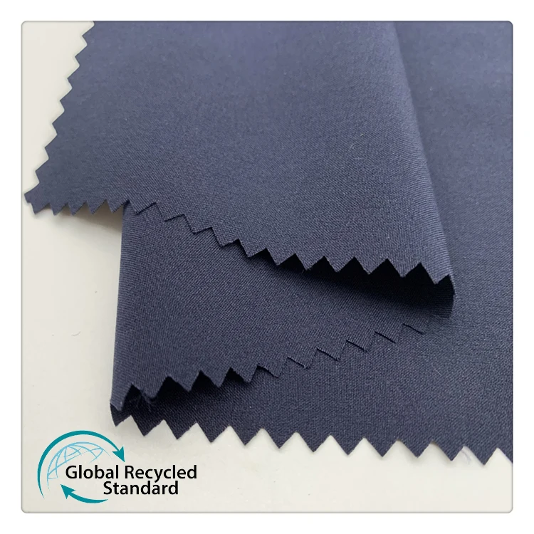 Eco-friendly recycled polyester fabric  4 way stretch recycled ocean plastic fabric for garments