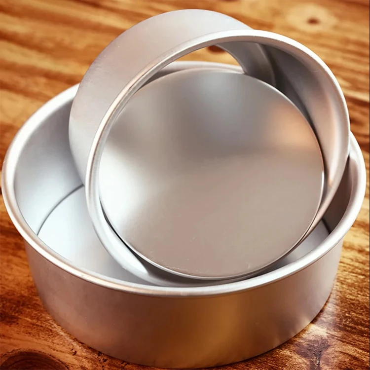 Non-stick Bakeware Baking Tool 10 inches Round Removable Cheesecake Cake Tools Aluminum Pans