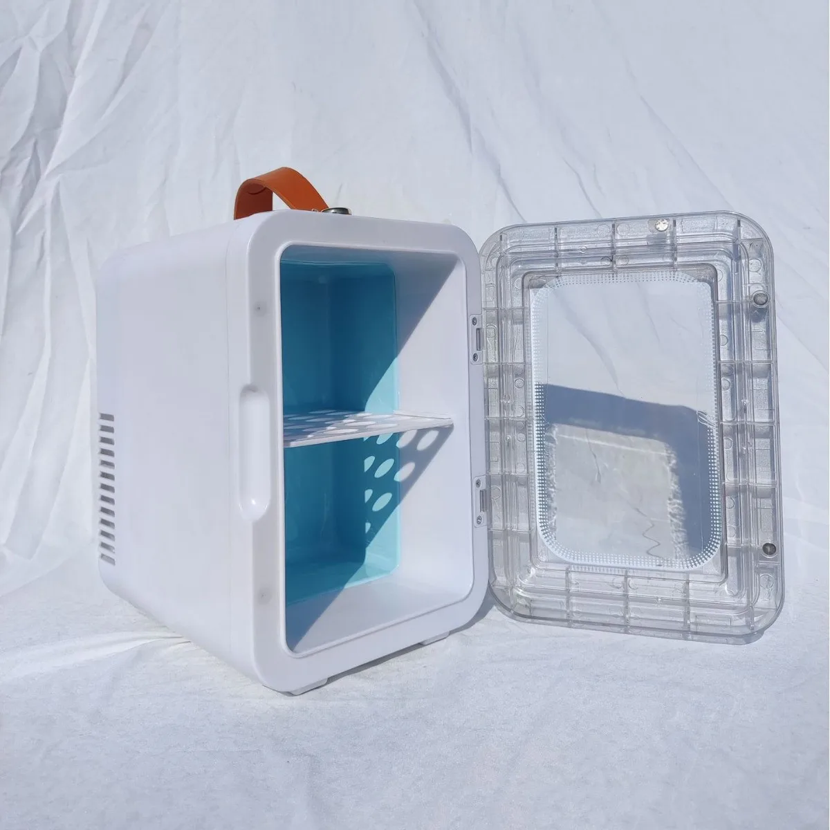 China Supply best price Countertop Home Hotel Commercial Transparent Portable Mini Refrigerator