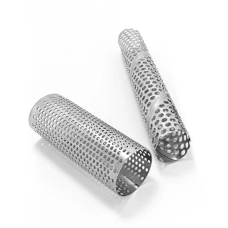 304 316 316L Stainless Steel Perforated Filter Tube SUS Round Cylinder Metal Wire Mesh Tube for filter