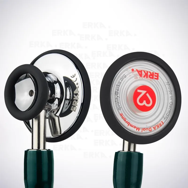 ERKA professional 531 stethoscope medical double membrane dual earpiece master high quality listening head imported from Germany