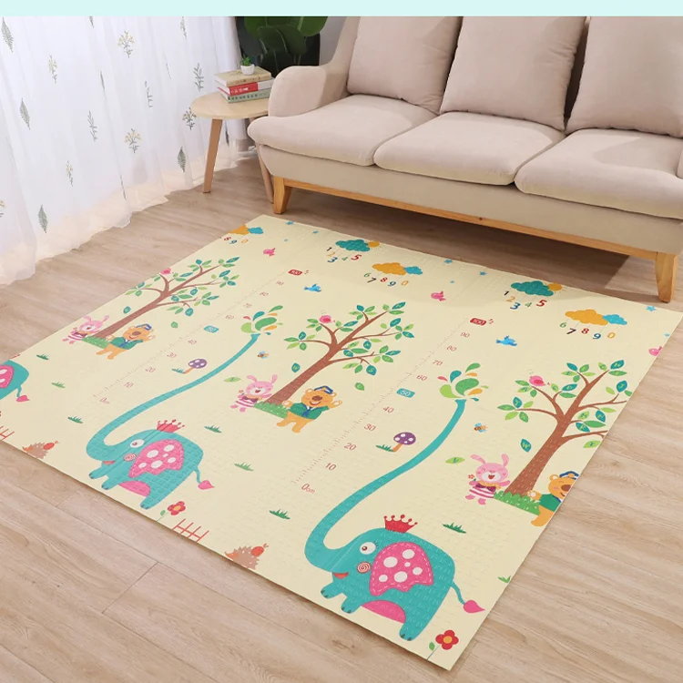 2024 high quality wholesale  non toxic waterproof double sides  for kids folding thick baby infants foldable xpe play mat