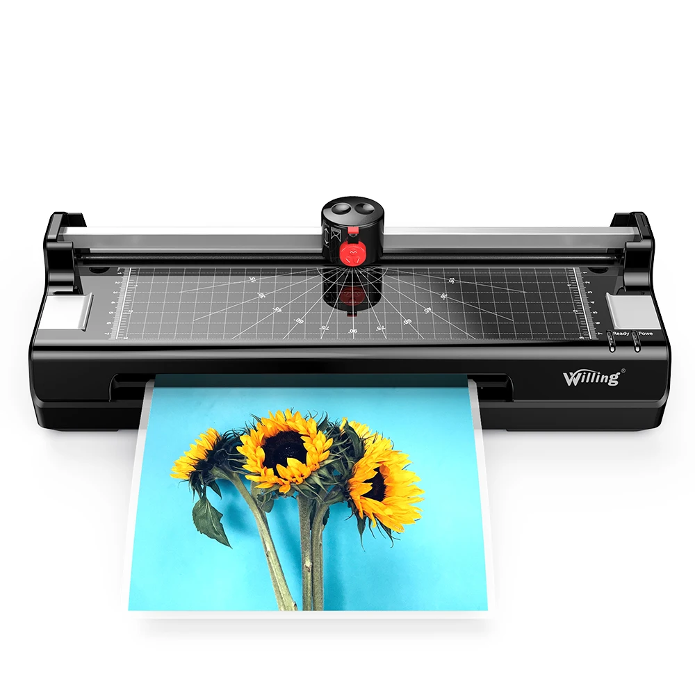 Promotion A4 Hot Cold Plastic Film Thermal Laminating Pouch Laminator Office Laminating Machine