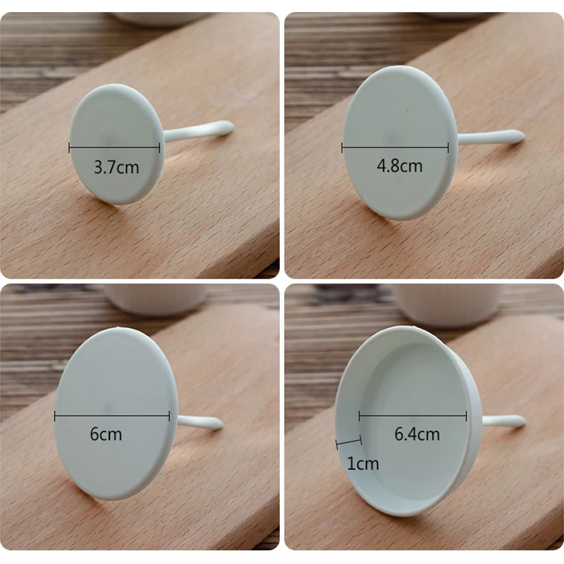 4pcs/set Cake Flower Nails Plastic Piping Nail Plastic Round Shape Cake Decorating Tool Baking Accessories