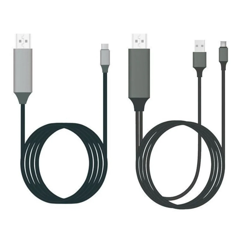 High Quality 4K@60Hz HDMI Adapter USB 3.1 Type C to HDMI Cable For Laptop Projector Video Audio USB 3.1 Type C to HDMICable