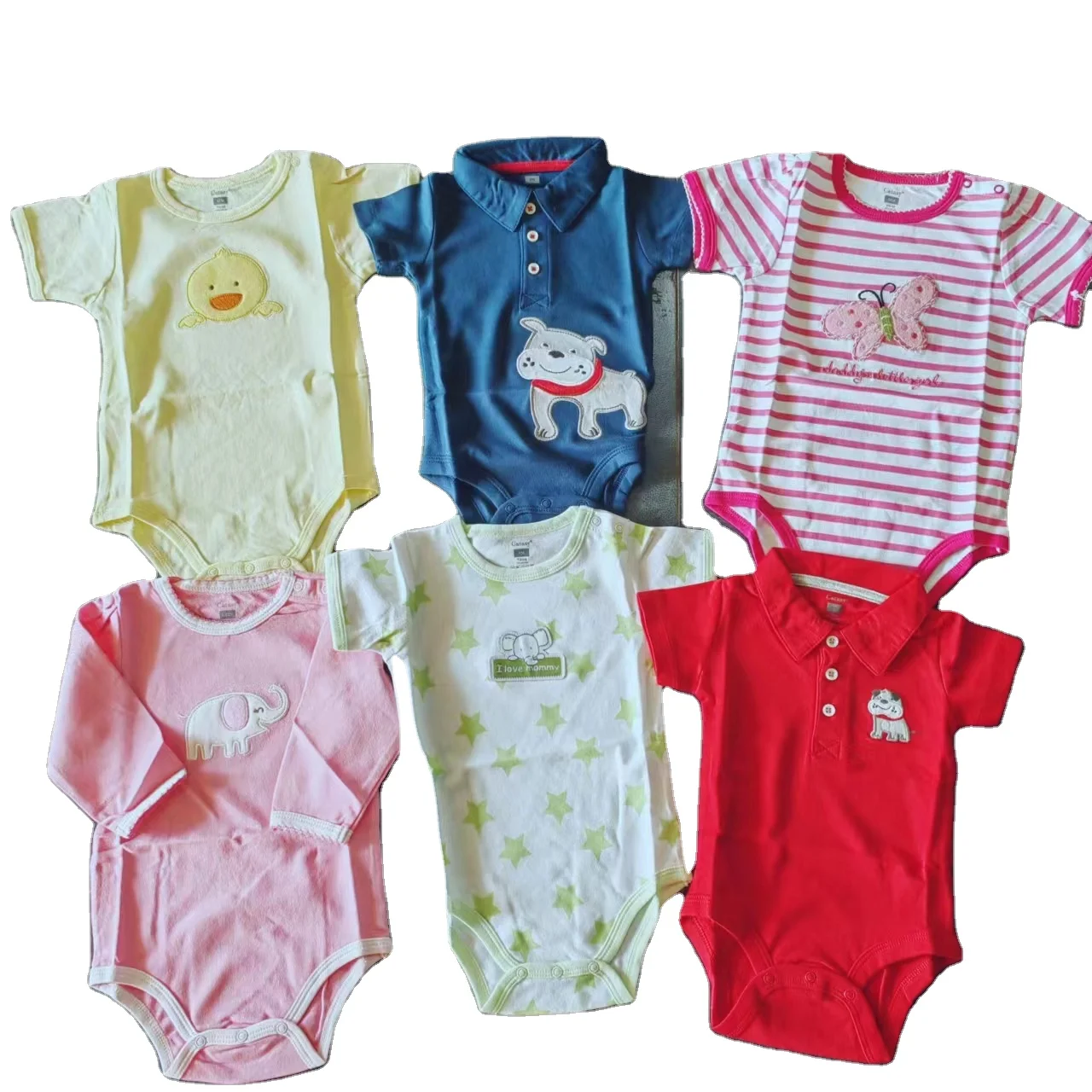 clearance sale overstocks  baby rompers  leftover baby unisex  stock lots over production cancelled lots toddler 1054 04