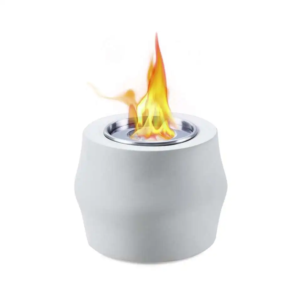 SUNBOW Indoor Outdoor MINI Personal Table Top Fire Pit Bowl Portable Garden Fire Pit Tabletop Bio Ethanol Fireplace Smores Maker