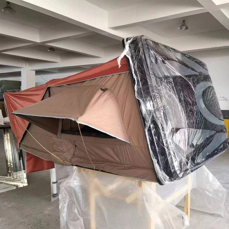 Outdoor tent awning for car roof top folding tent box travel automatic pop up car tent