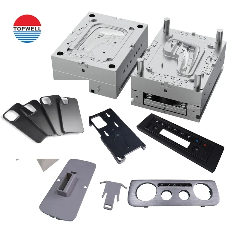 8 hours fast quote for universal 3d hard plastic injection mould mobile phone case mold  for mobile phone case