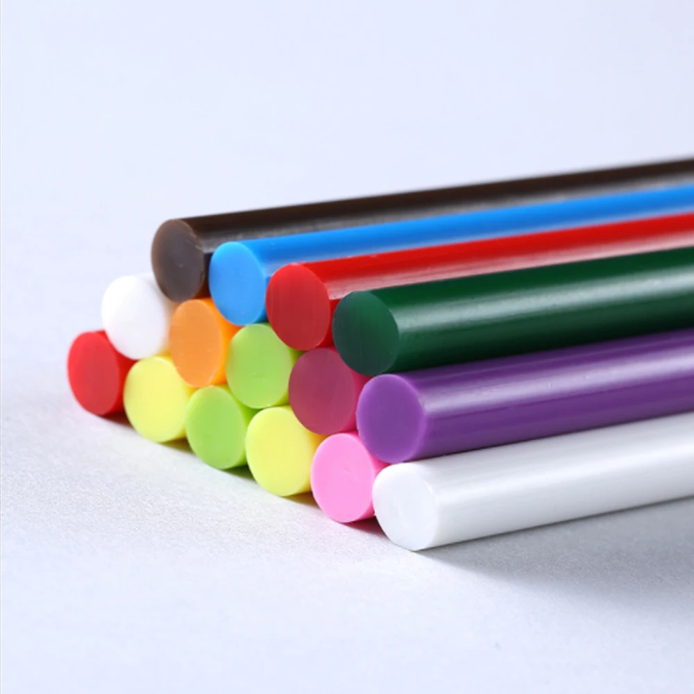 Hot Glue Sticks Human Hair Extension 7mm Wholesale Factory Glitter Good Quality Hot Glue Sticks