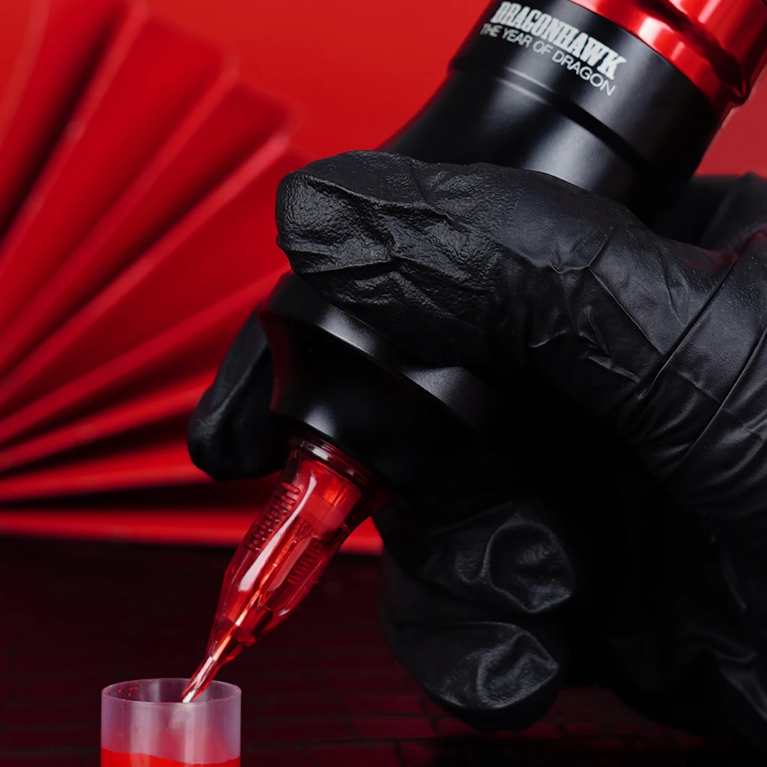 Mast Fold Pro of Dragon Wireless Tattoo Machine Rotating Coreless Motor 7 stroke length 2.4-4.2mm suitable for tattoos & SMiP