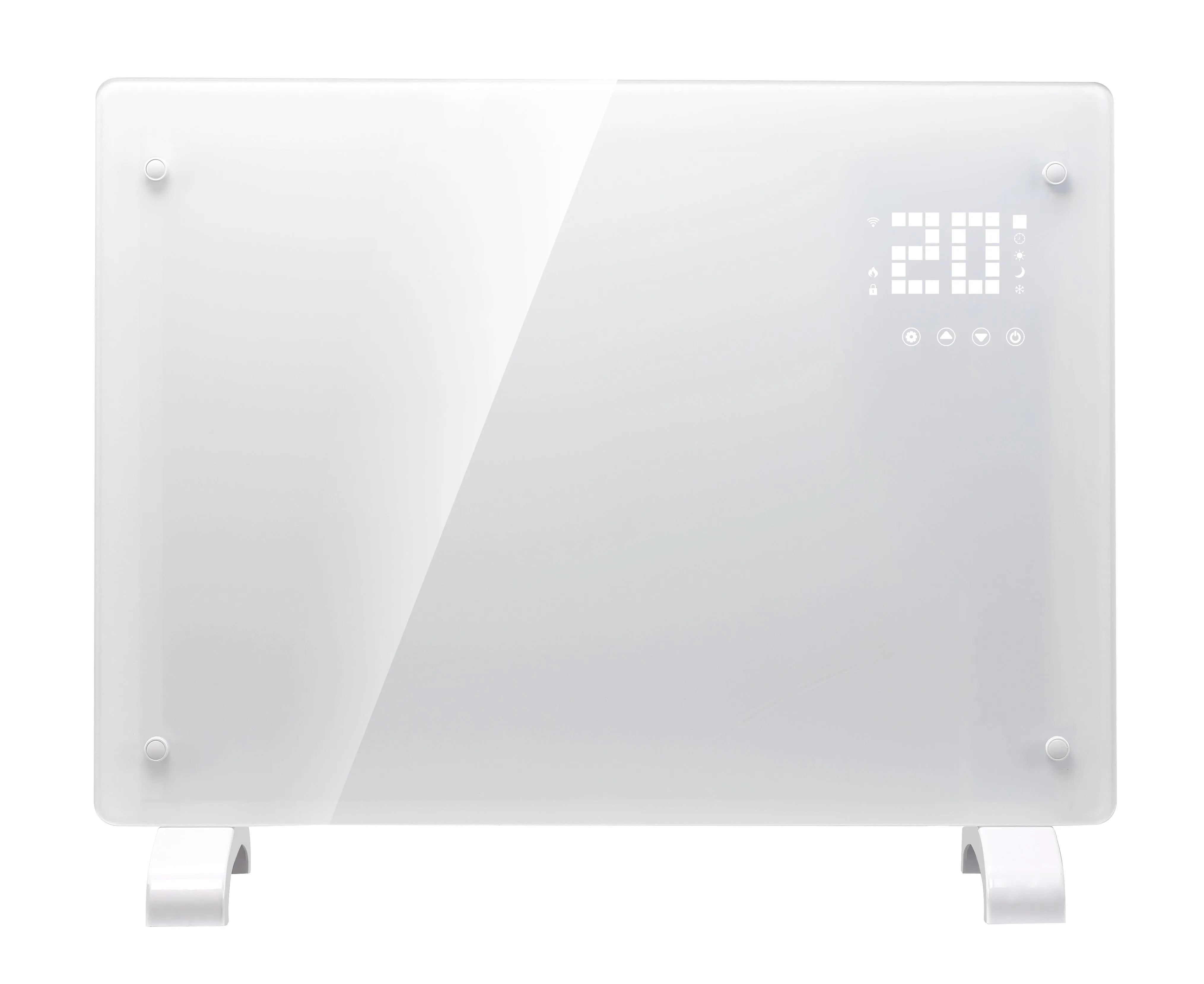 Настенный и стоячий стеклянный нагреватель с алюминиевым нагревателем X-образной формы