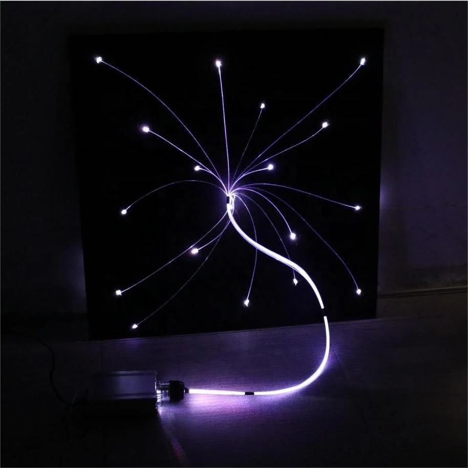 Starry Sky Ceiling Fiber Optic Star Lighting Panel for Bedroom Cinema Sensory Room 60*60cm