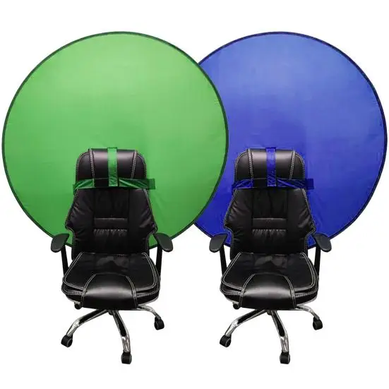 Background Decor Paper Chair Back Green Screen Kit for