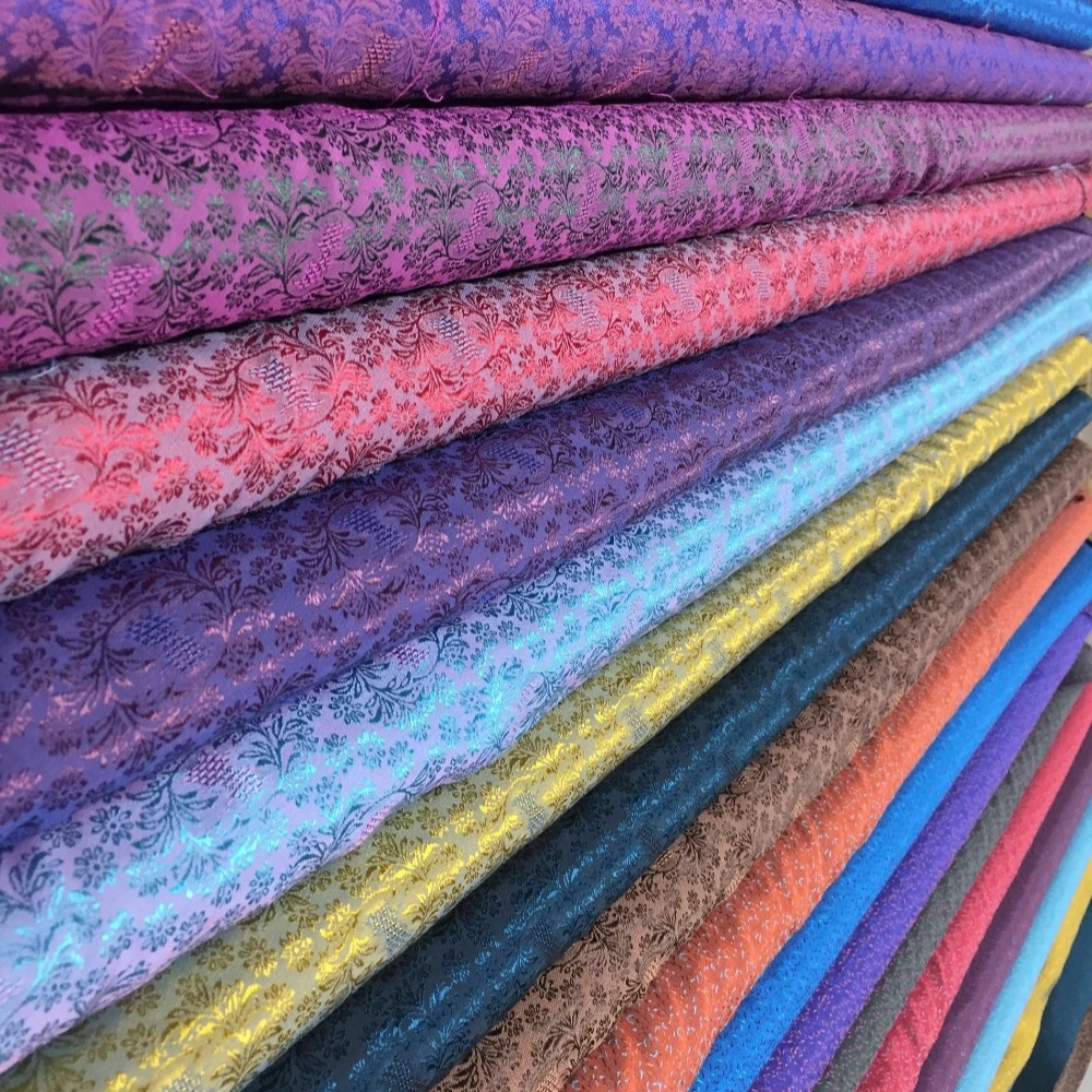 polyester lining fabric/Vietnam silk jacquard fabric/Vietnam silk clothes fabric