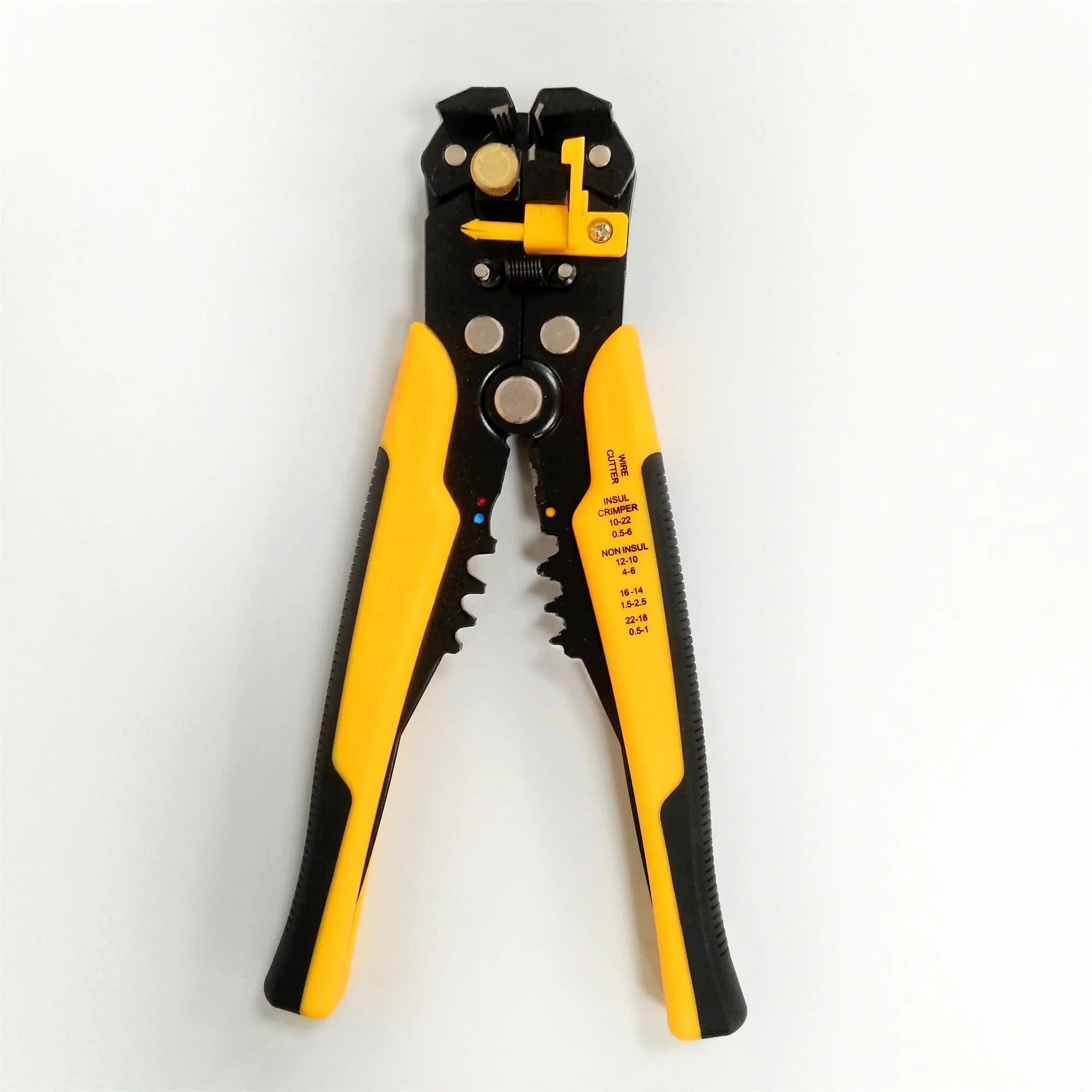HS-D1 Auto Wire Stripper Crimper Cable Cutter Multifunctional Pliers 8-Inch 0.2-6.0mm Manual Crimping Pliers Hand Tools