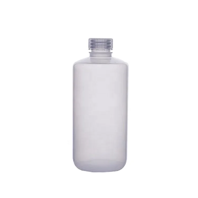 Free Sample white color PE HDPE wide mouth polyethylene chemical reagent bottle