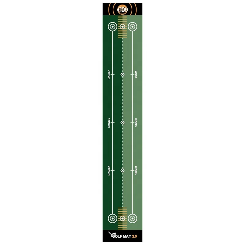 Custom training aid Design golf putting Mat logo practice Carpets For indoor
