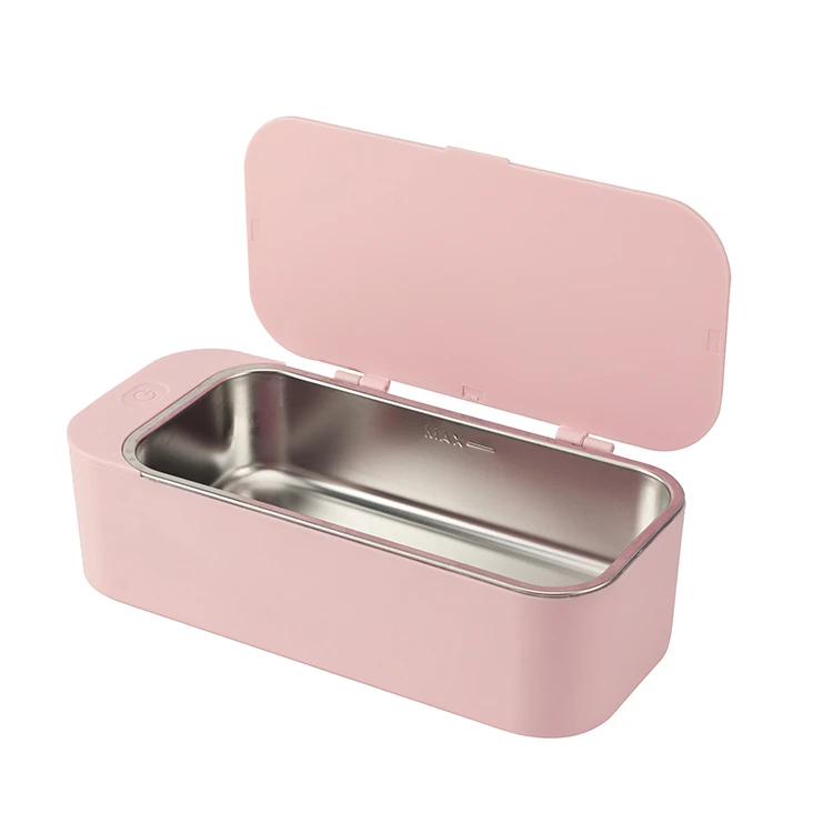 Electronic Portable Home Use High Frequency Ultrasonic Cleaner With Digital Timer Jewelry Watch Glasses Cleaner