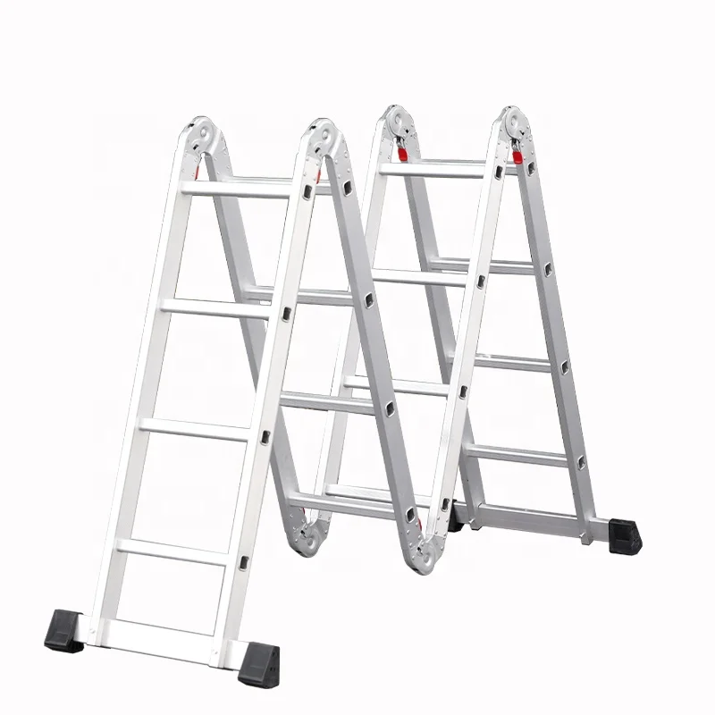 Useful locking configuration multi purpose ladder 4x4 foldable ladder platform household