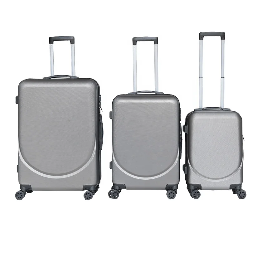 Wholesale ABS Unisex Style Spinner wheel Colorful Travel Luggage Bag 3 Pieces Trolley Luggage Set Suitcase Factory