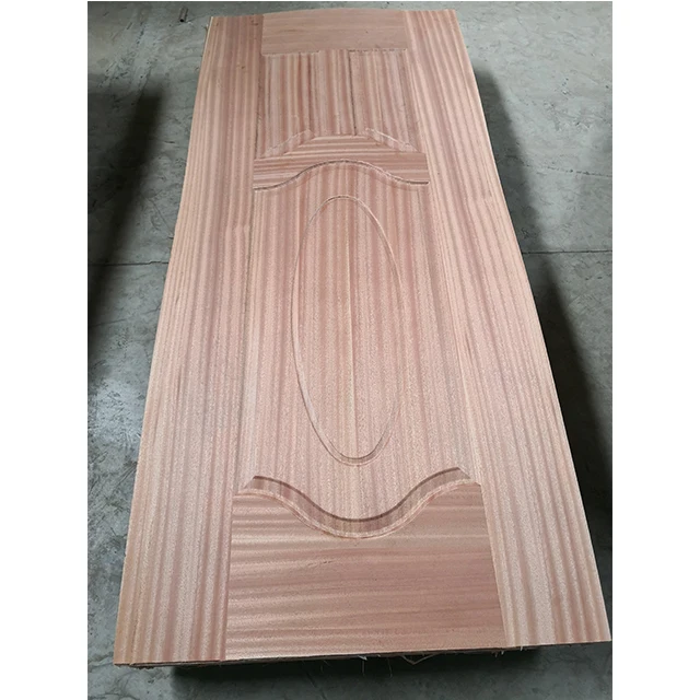 Wood Panel Door Skins Natural Raw MDF Faced Interior HDF Door Skin
