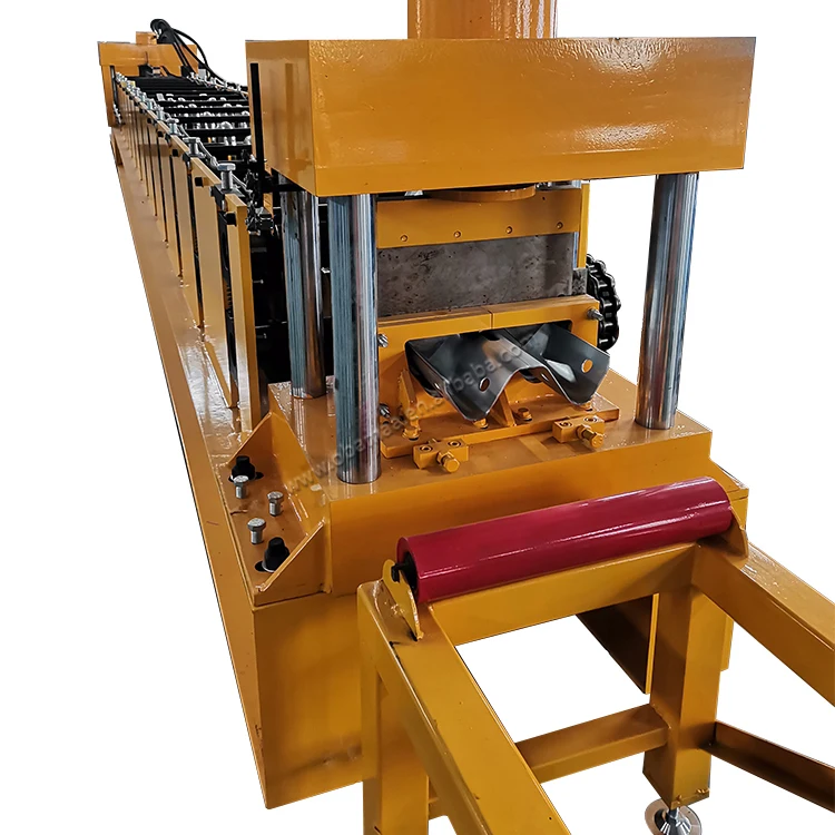 2mm-4mm Thickness 310mm Width 2 Waves 3 Waves Highway Road Crash Barrier Guardrail Roll Forming Machine