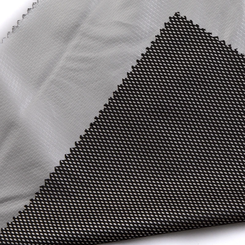 100 polyester eyelet fabric with silver film suitable for jacket and down coat