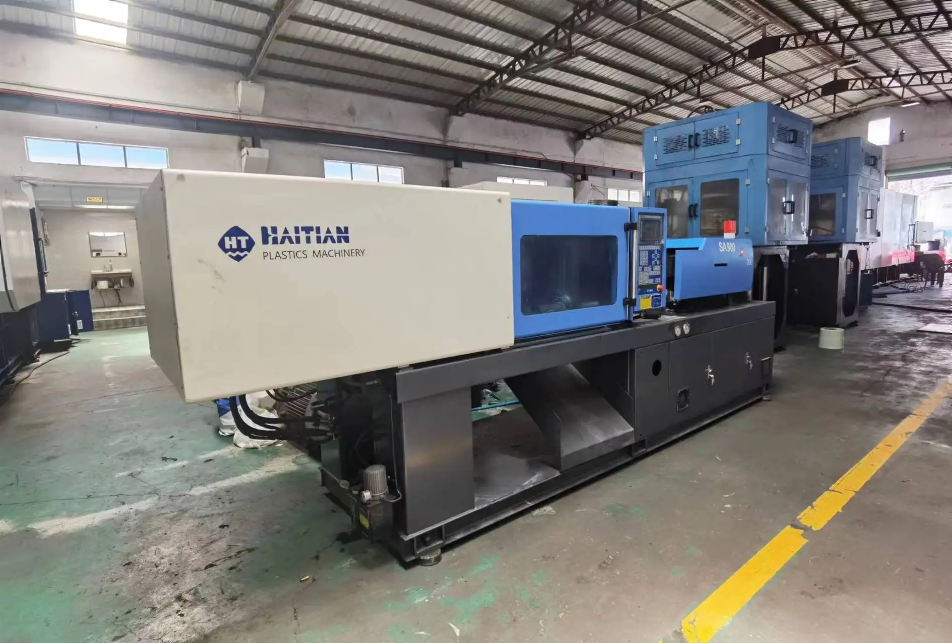 Бывшая в употреблении машина для литья под давлением 90 тонн, пластиковые машины для литья под давлением, продажа