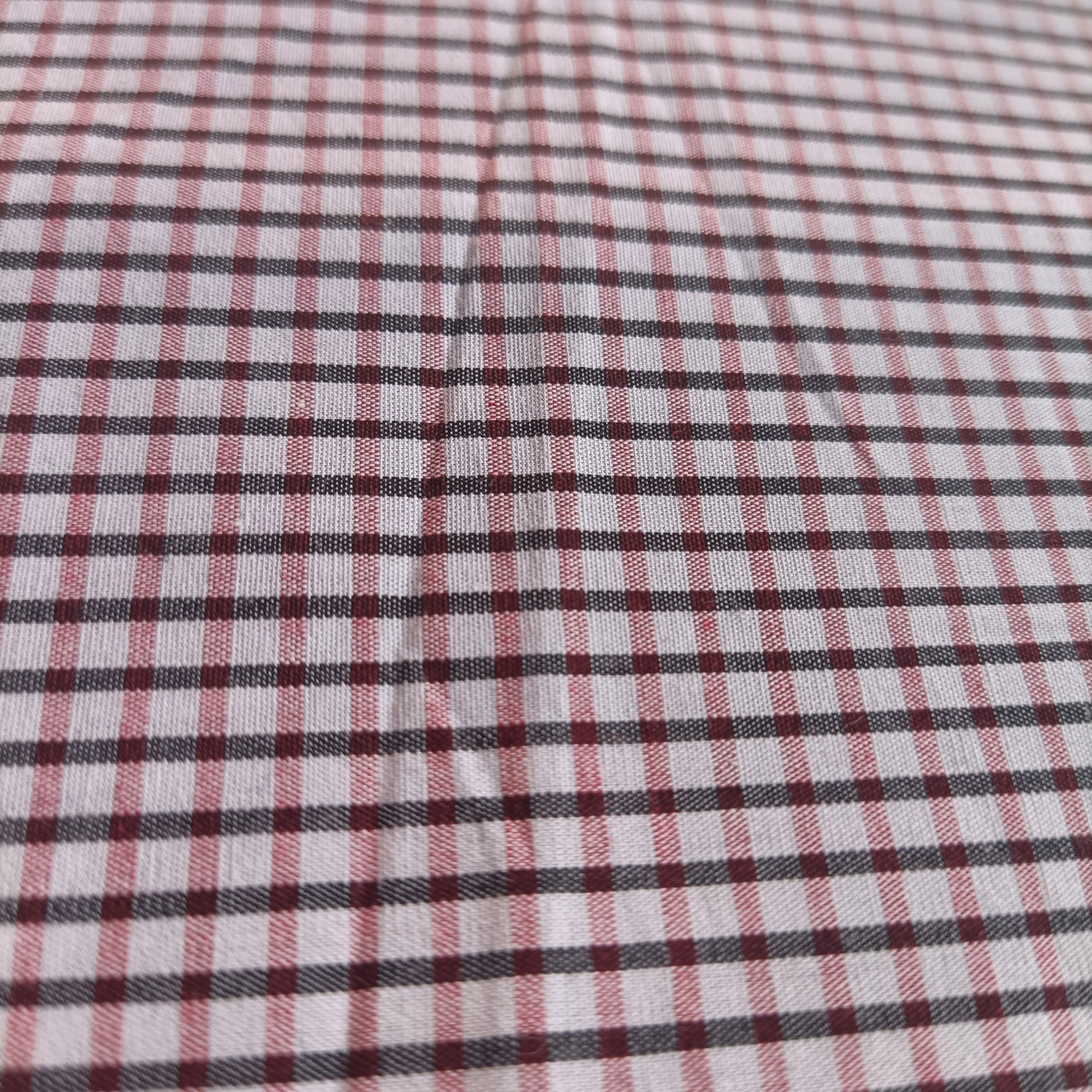 Well sales good quality shirting cloth stock cotton brushed shirt fabric yarn dyed checks stocklot fabric