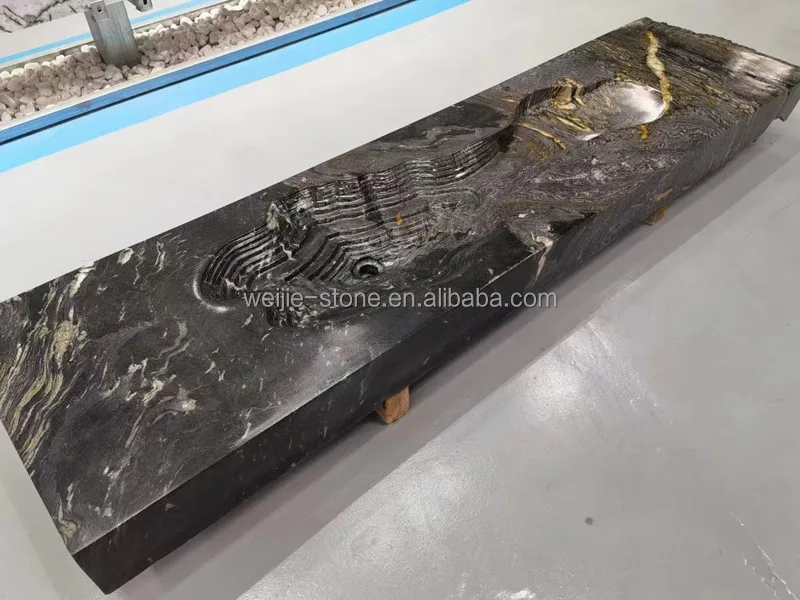 Роскошная ванная комната из натурального мрамора раковина арт раковиной столешницу умывальник